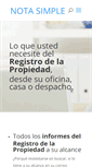 Mobile Screenshot of nota-simple.es